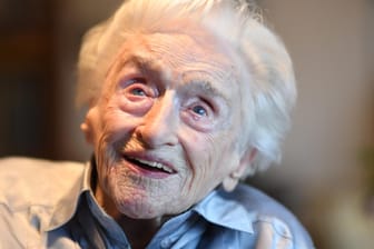 Edelgard Huber von Gersdorff in ihrer Wohnung: Älteste Deutsche mit 112 Jahren gestorben.