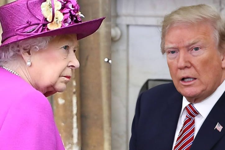 Ärger wegen Wiese: Die Queen ist auf Trump nicht gut zu sprechen.