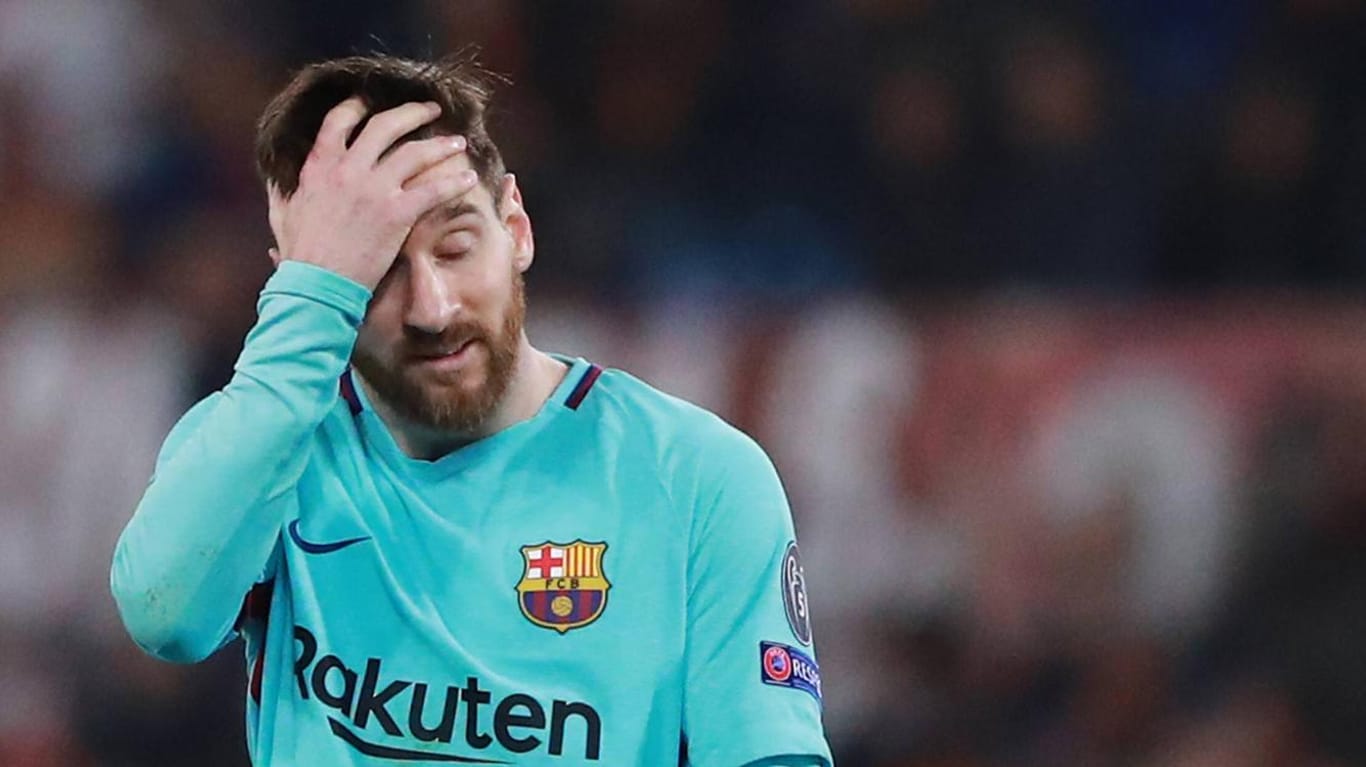 Lionel Messi: Der argentinische Superstar erlebte mit dem FC Barcelona ein Fiasko in Rom.