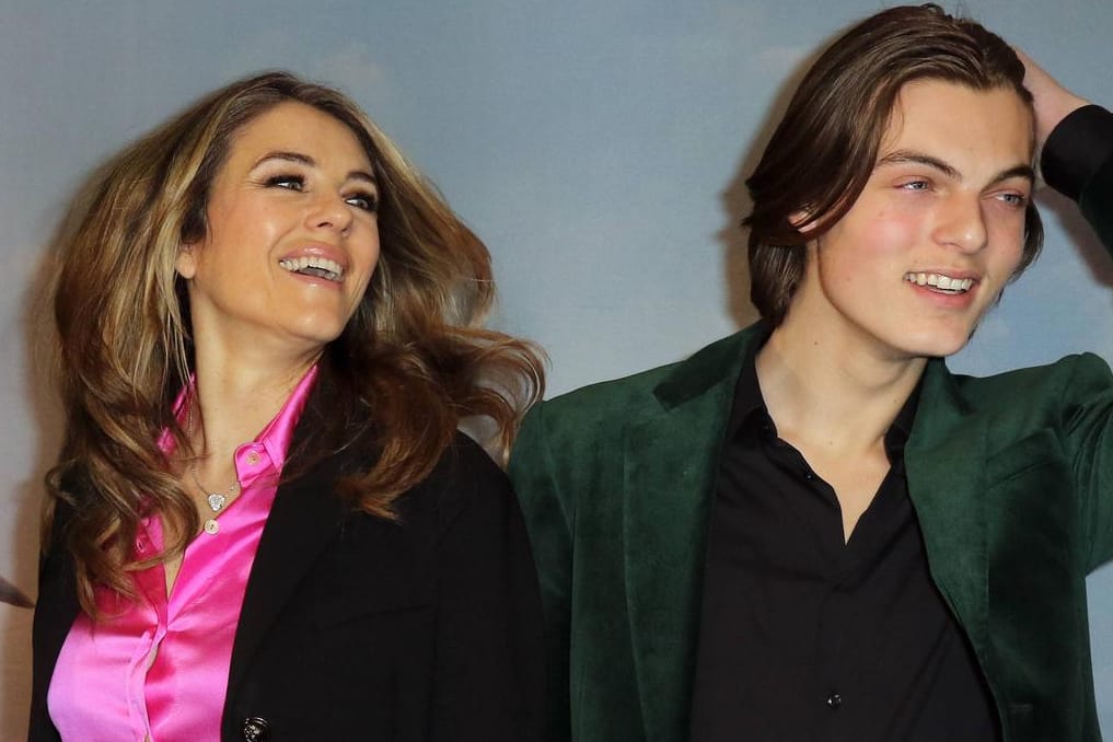 Ein Herz und eine Seele: Liz Hurley und ihr Sohn Damian gehen oft gemeinsam auf Events.