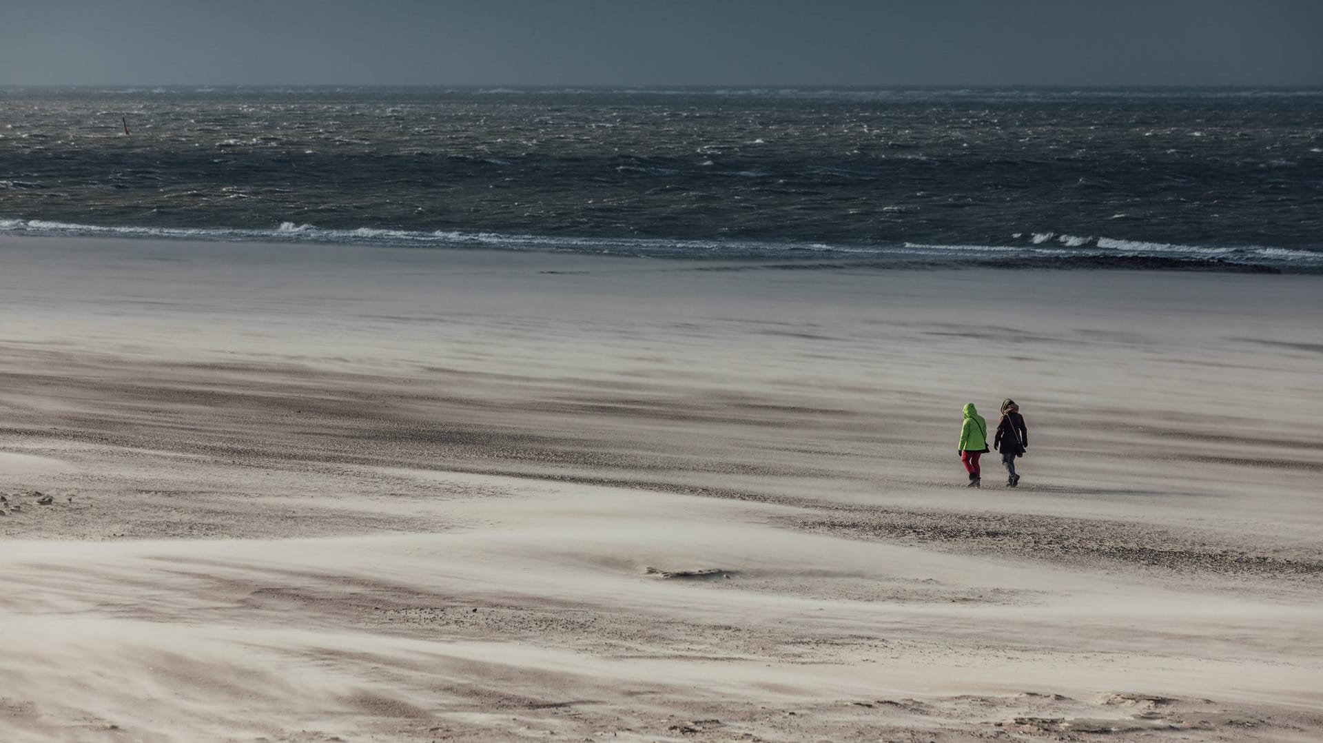 Strandspaziergang am Nordstrand von Norderney