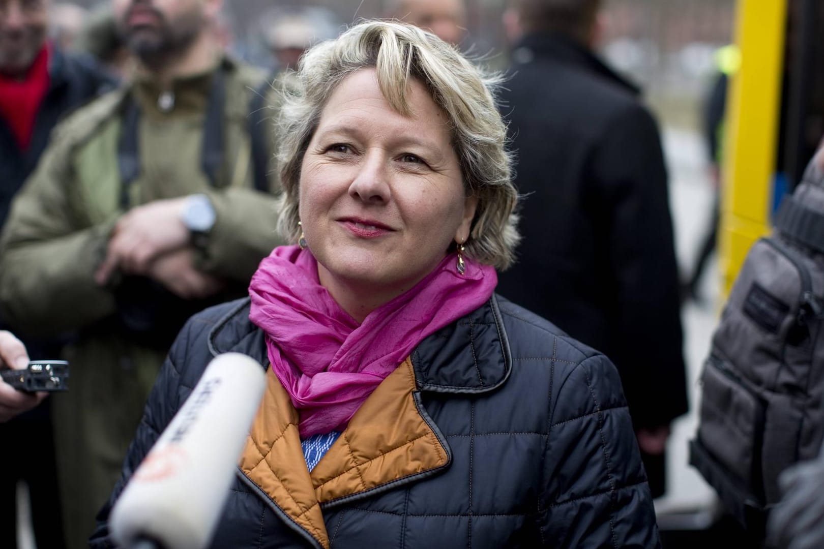 Umweltministerin Svenja Schulze: Die Bundesumweltministerin setzt sich für eine Hardware-Nachrüstung von Dieselfahrzeugen ein.