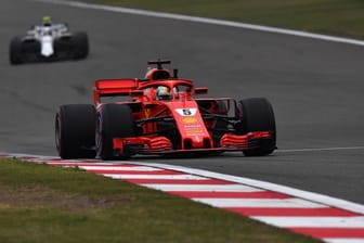 Sebastian Vettel: Der deutsche Ferrari-Pilot stellte im Qualifying in China einen neuen Streckenrekord auf.