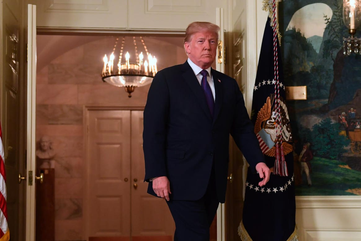 Donald Trump im Weißen Haus: Der US-Präsident ließ Ziele in Syrien bombardieren.