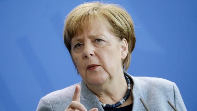 Bundeskanzlerin Angela Merkel am Dienstag bei einer Pressekonferenz im Bundeskanzleramt. Bundeskanzlerin Angela Merkel am Dienstag bei einer Pressekonferenz im Bundeskanzleramt.