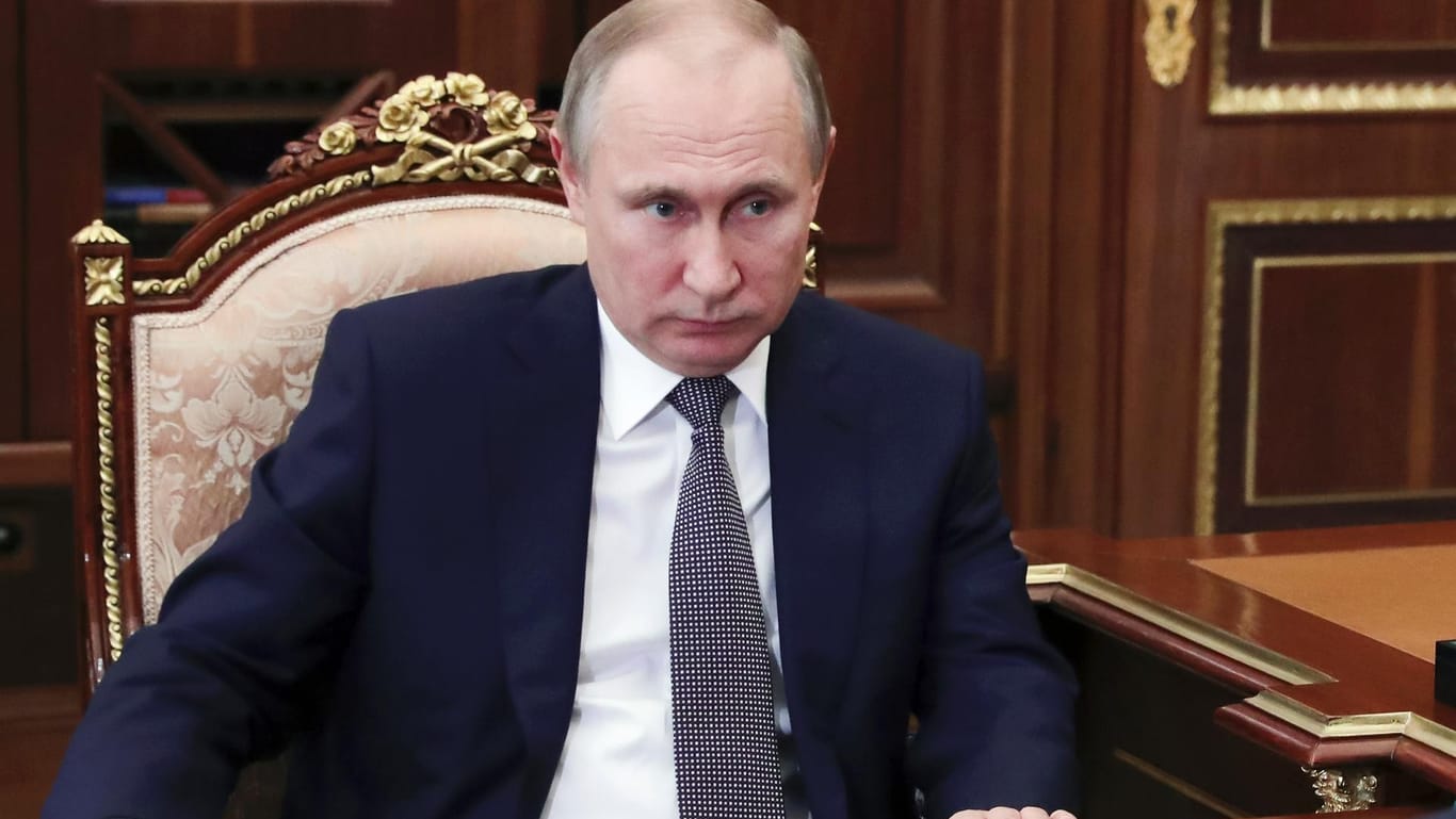 Der russische Präsident Wladimir Putin: Erst vor einer Woche haben die USA umfangreiche Sanktionen gegen russische Oligarchen verhängt, darunter enge Vertraute Putins.