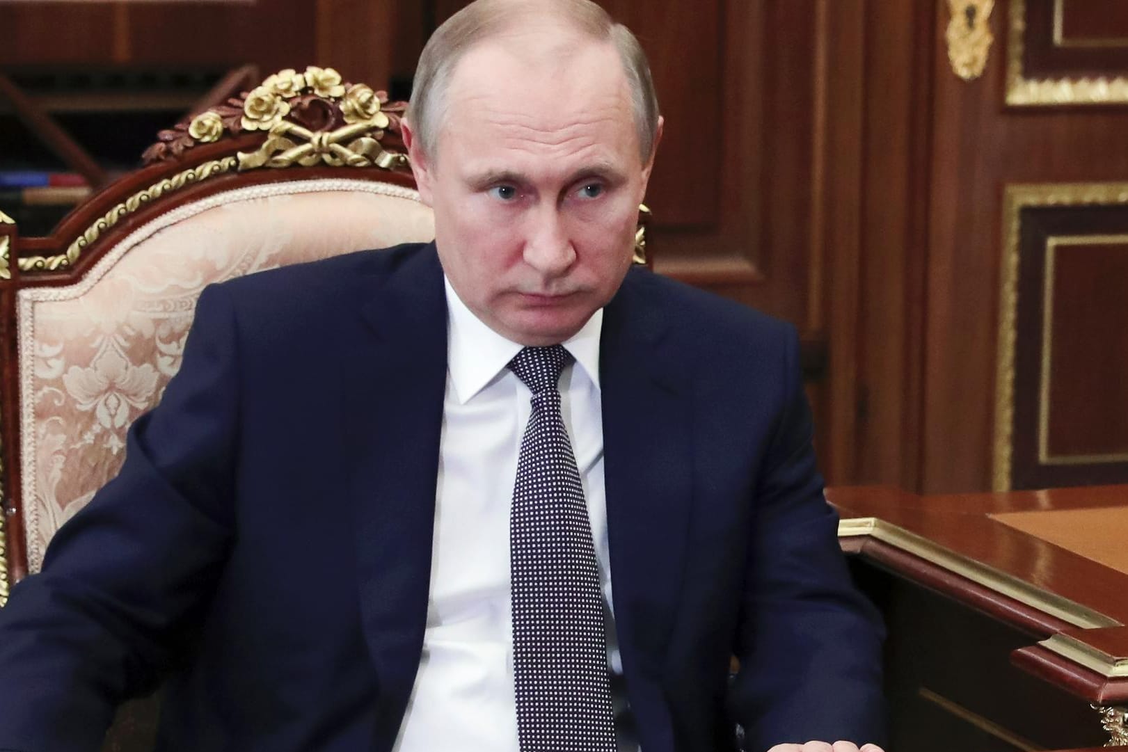 Der russische Präsident Wladimir Putin: Erst vor einer Woche haben die USA umfangreiche Sanktionen gegen russische Oligarchen verhängt, darunter enge Vertraute Putins.