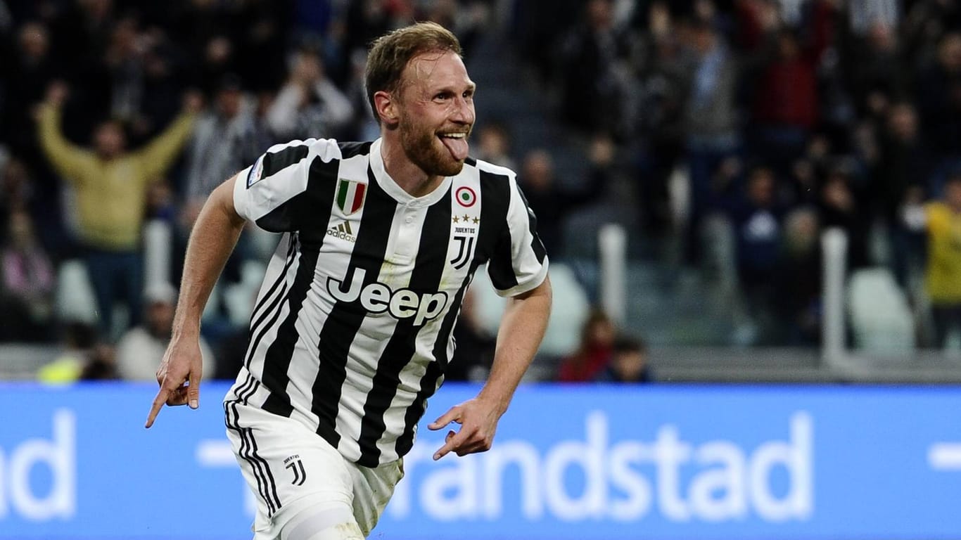 Freude pur bei Benedikt Höwedes: Dem Weltmeister gelang das erste Tor für Juventus Turin.