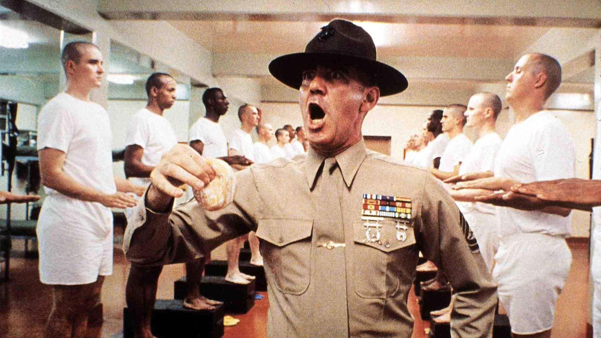 Als Drill-Instructors Gunnery Sergeant Hartman: Lee Ermey spielte in Stanley Kubricks "Full Metal Jacket" mit.