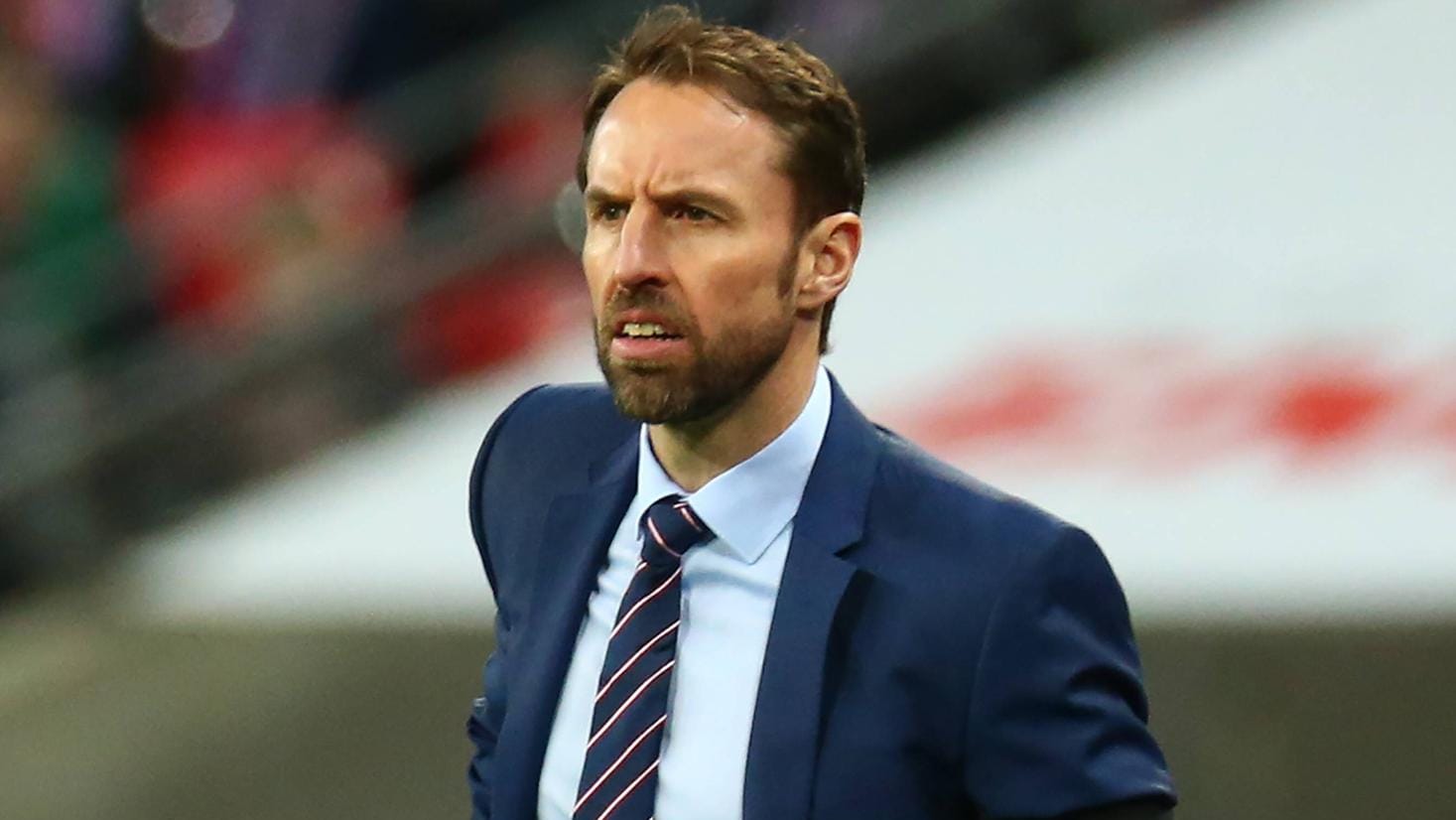 Englands Nationaltrainer Gareth Southgate hat selbst 57 Länderspiele auf dem Konto.