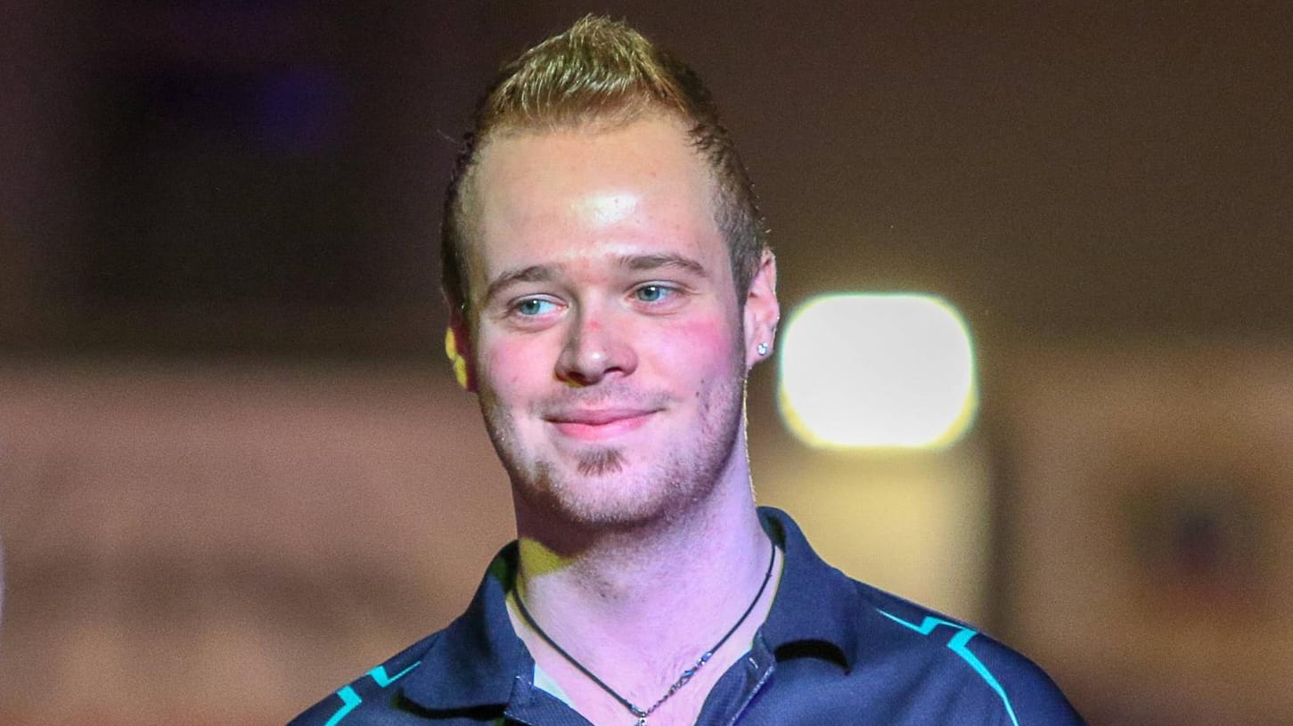 Der "Maximiser": Max Hopp ist einer der deutschen Hoffnungsträger beim Darts.