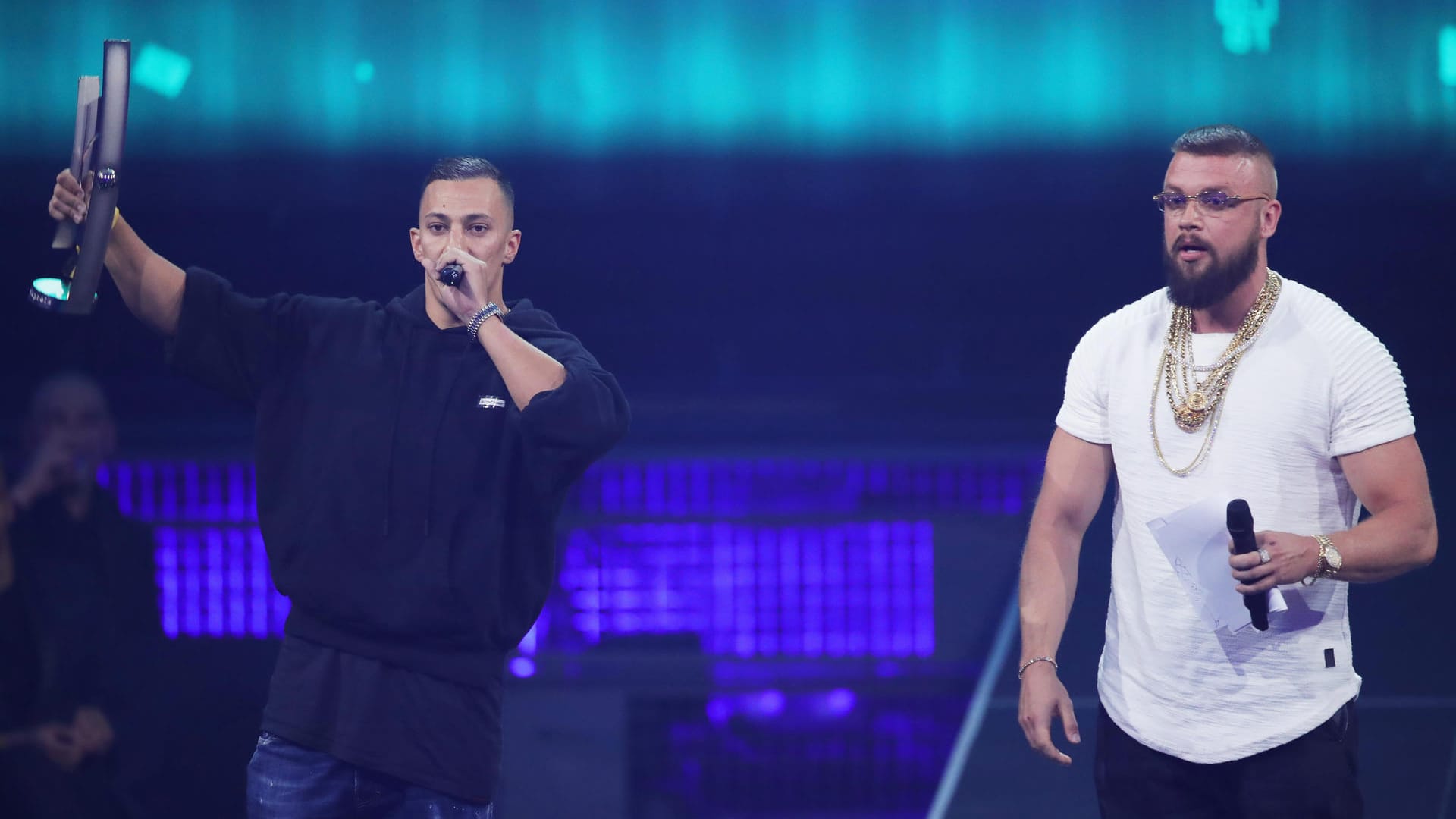 Farid Bang und Kollegah: Die Rapperfreunde sind jetzt Echo-Preisträger.