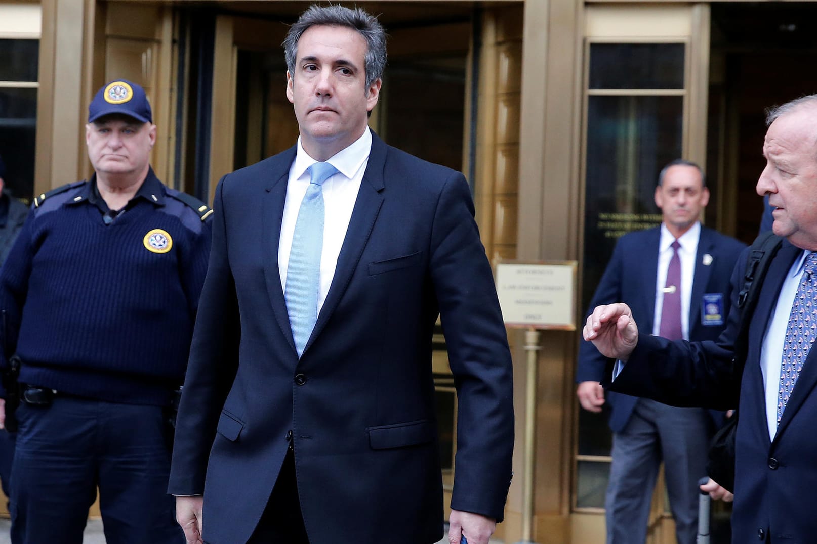 Michael Cohen am Montag (Ortszeit) vor Gericht: Gegen Donald Trumps "Fixer" wird seit Monaten ermittelt.