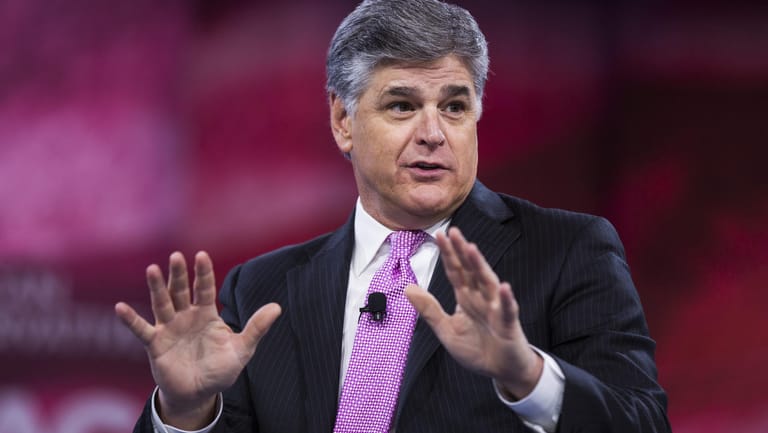 Fox-News-Kommentator Sean Hannity: Der konservative TV-Star und Unterstützer Donald Trumps steht nun ebenfalls im Mittelpunkt der Cohen-Affäre.