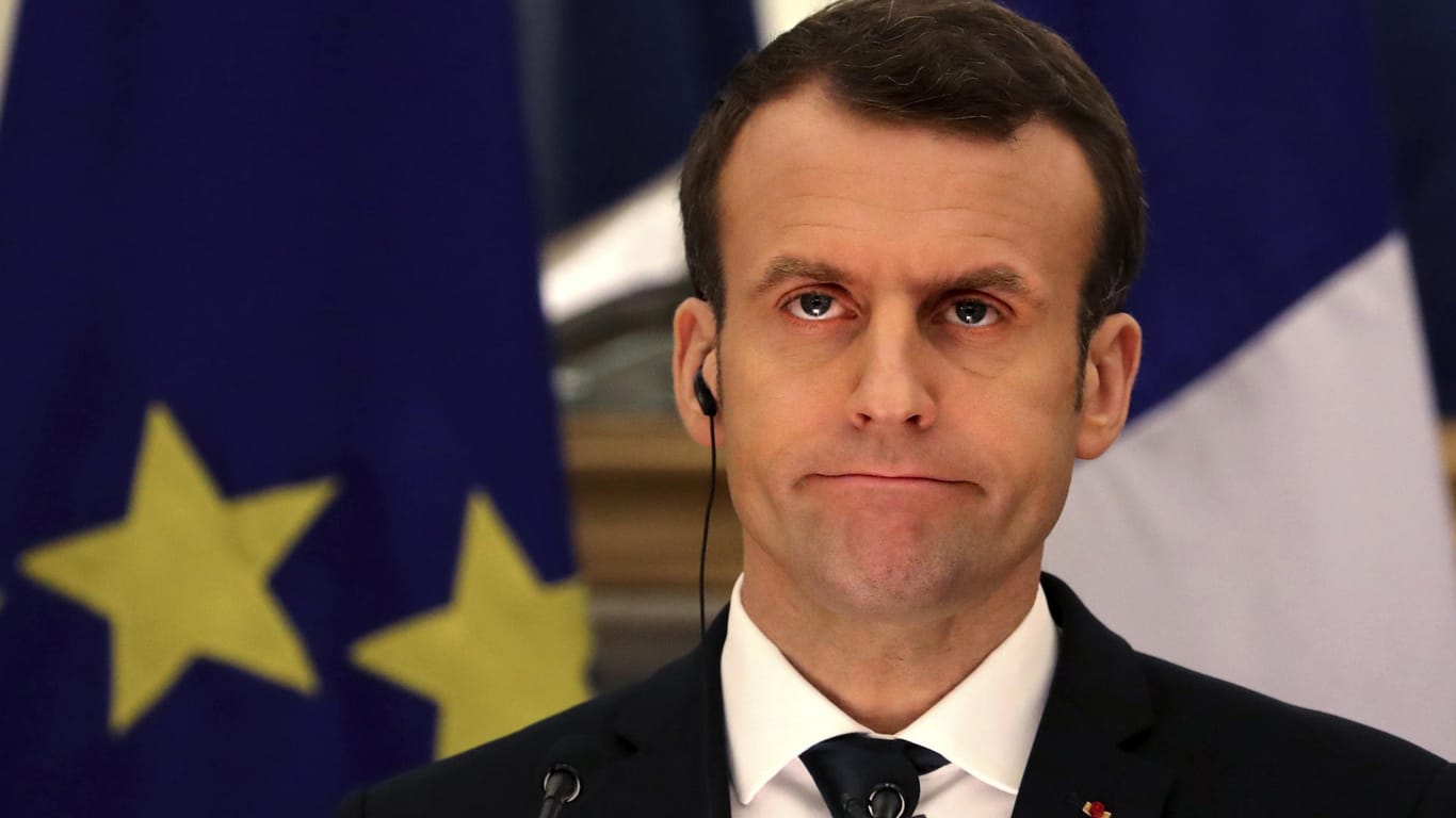 Der französische Präsident Emmanuel Macron: Von einem EU-Finanzminister ist schon keine Rede mehr, nun droht auch sein Plan für einen eigenen Haushalt der Eurozone zu scheitern.
