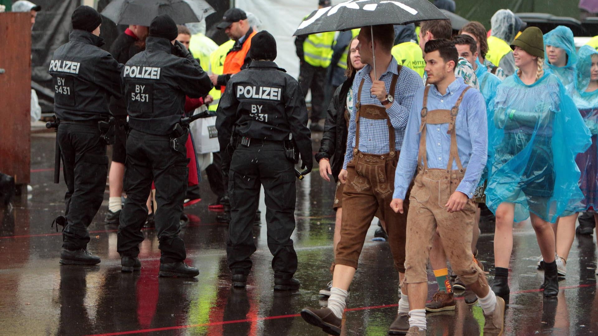 Polizeieinsatz beim Oktoberfest