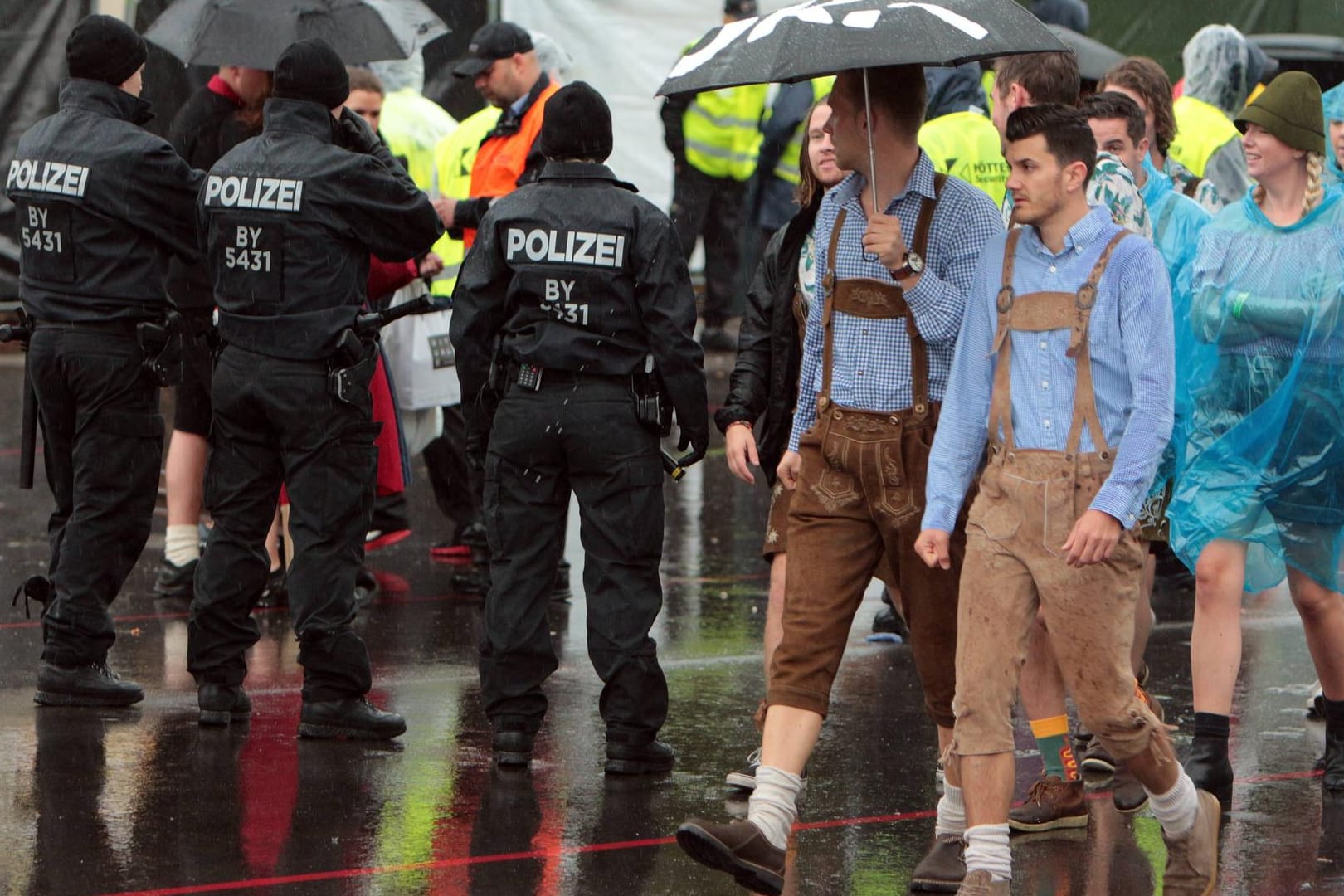 Polizeieinsatz beim Oktoberfest