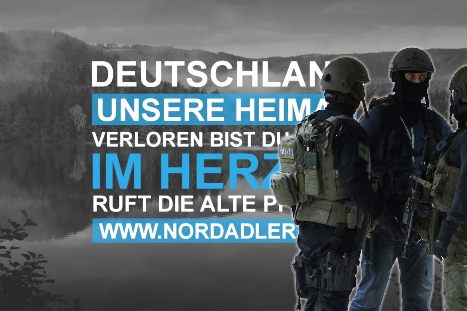 Razzia bei Nordadler: SEK-Beamte waren bei den Hausdurchsuchungen bei der Gruppe dabei, gegen die wegen möglichen Rechtsterrorismus ermittelt wird.