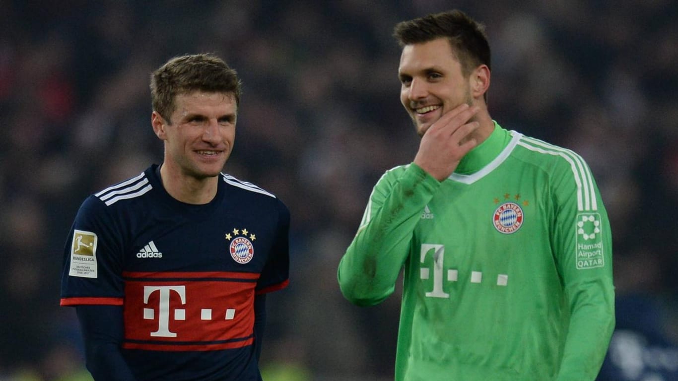 Thomas Müller (links) und Sven Ulreich: Bei Bayern gehören sie zu den Leistungsträgern, auch für die Nationalmannschaft sind sie eine Option.