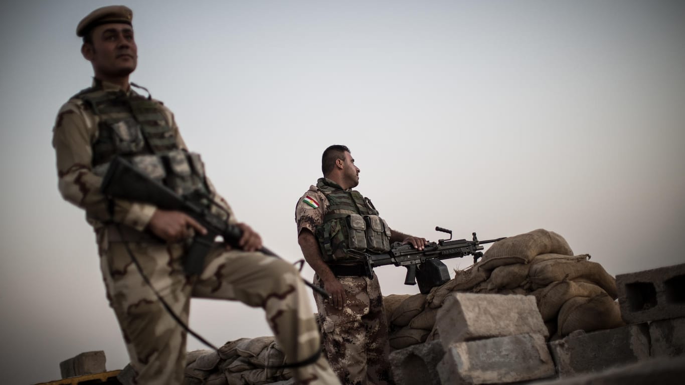 Peschmerga-Kämpfer Ende 2017 im Norden Iraks: Im Norden Syriens hat die kurdische Miliz einen deutsch-syrischen Mitverschwörer des 11. September 2001 gefasst.