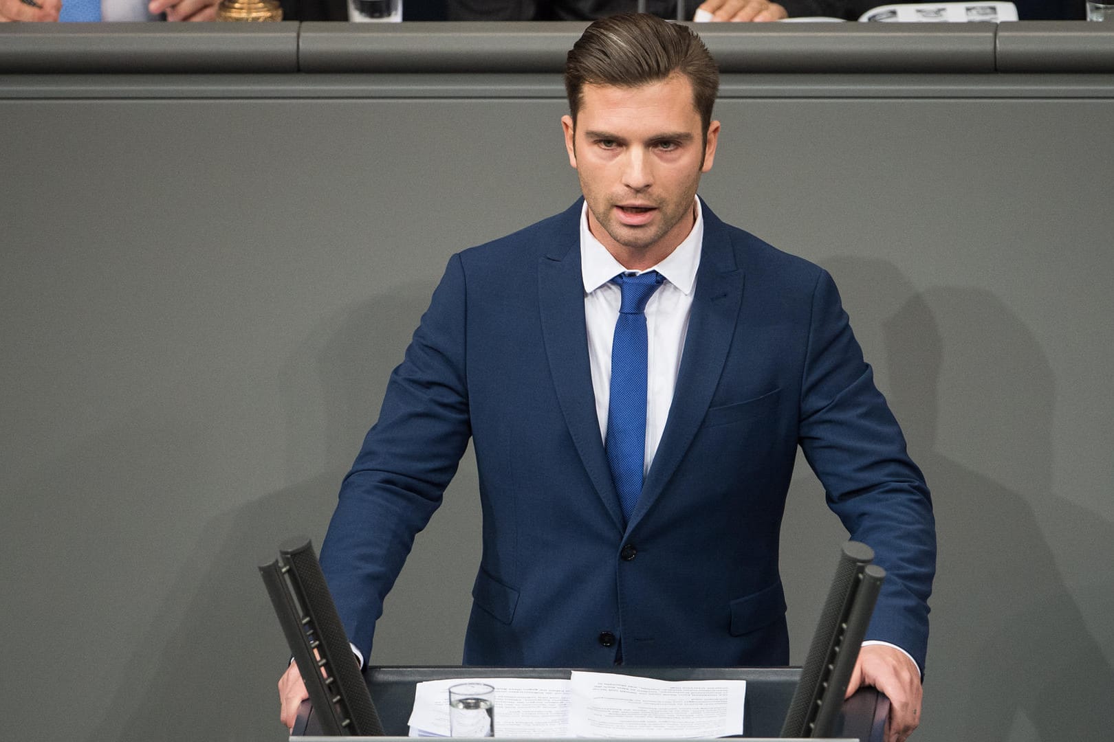 Der AfD-Bundestagsabgeordnete Jan Nolte (AfD): Er kenne den Terrorverdächtigen T. als "differenzierten und besonnenen jungen Menschen".