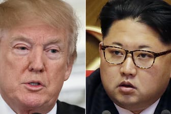 US-Präsident Donald Trump und Nordkoreas Machthaber Kim Jong Un: Ein Treffen der Beiden in Südkorea wäre logistisch am einfachsten realisierbar.