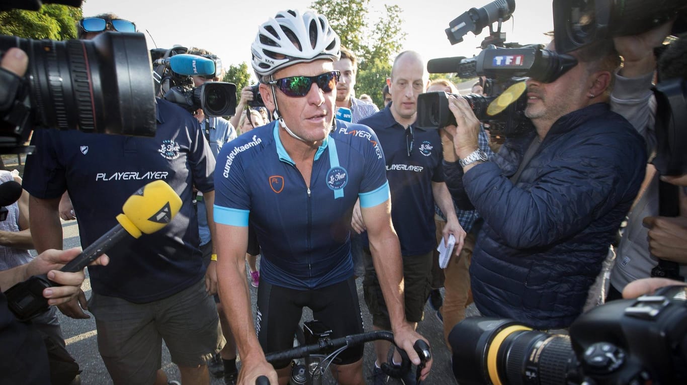 Lance Armstrong bei einem Benefizrennen 2015: Jetzt sind alle Verfahren gegen den Doping-Sünder eingestellt.