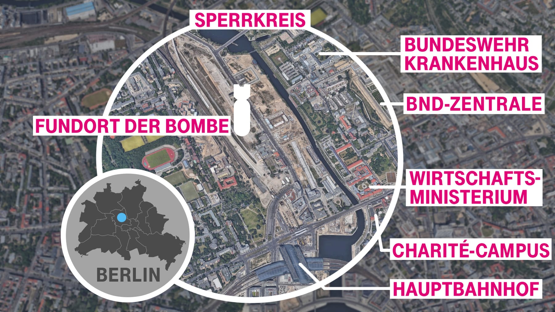 Entschärfung Von Weltkriegsbombe In Berlin: Die Wichtigsten Infos