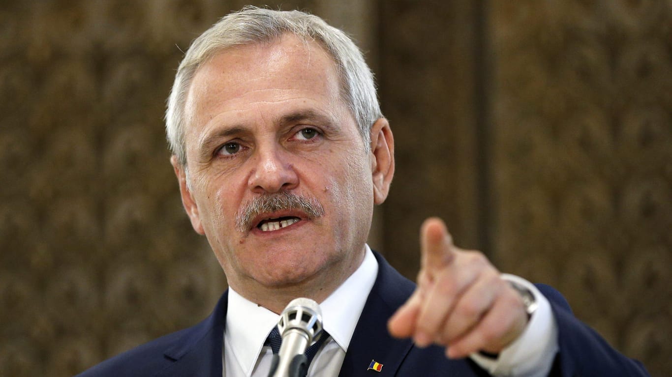 Liviu Dragnea, Vorsitzender der Regierungspartei ohne Regierungsamt: Er will die rumänische Botschaft verlegen.