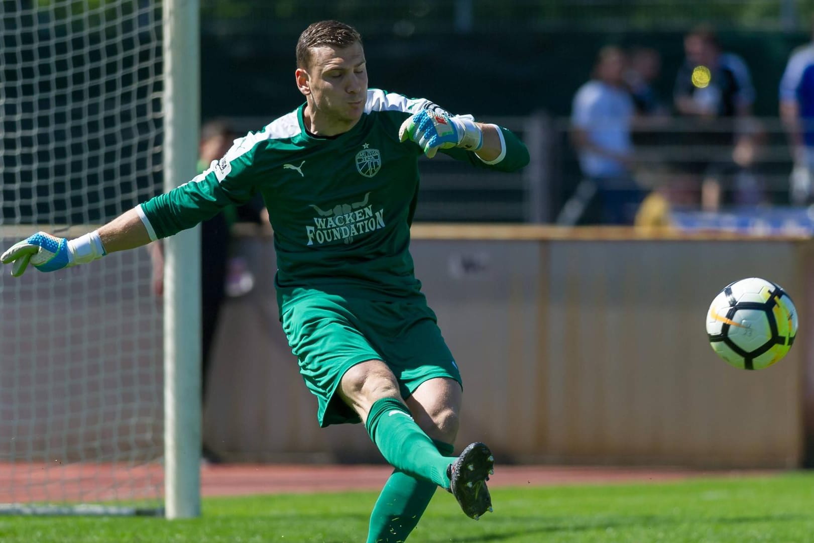 Jo Coppens: Der Jena-Keeper sorgte mit einem spektakulären Treffer für den zwischenzeitlichen Ausgleich.