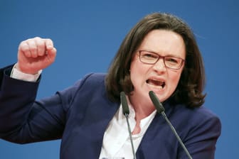 Andrea Nahles (Archiv): Wird sie die erste Frau an der Spitze der SPD nach fast 155 Jahren Parteigeschichte?
