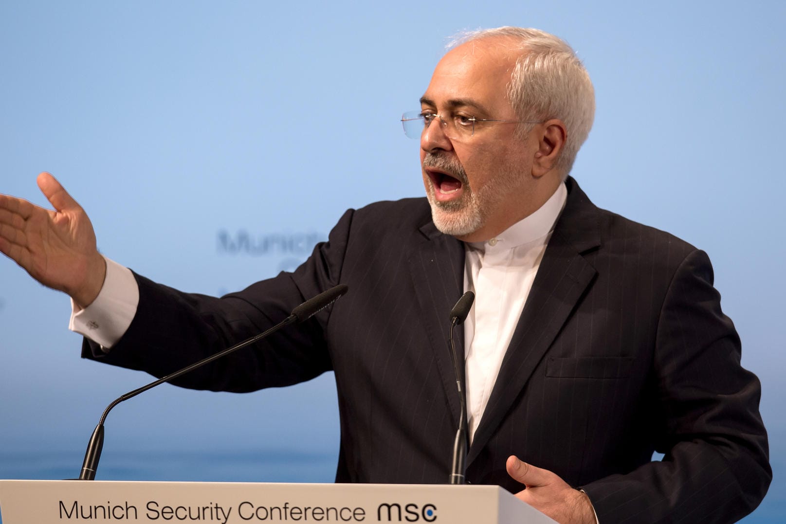 Mohammed Dschawad Sarif: Der iranische Außenminister sendet eine klare Botschaft an Washington.
