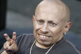 Verne Troyer 2008 bei der Premiere des Spielfilms "The Love Guru".