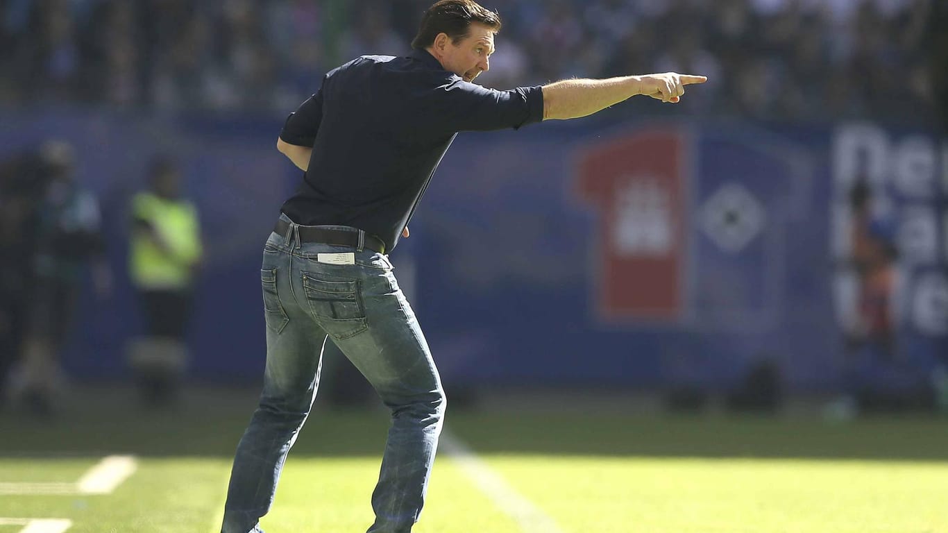 Gibt die Richtung vor: Trainer Christian Titz hat mit dem HSV in fünf Spielen sieben Punkte geholt.