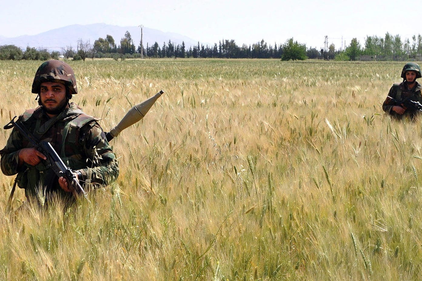 Syrische Soldaten in der Provinz Daraa (Archiv): Plant Präsident Baschar al-Assad eine neue Offensive?