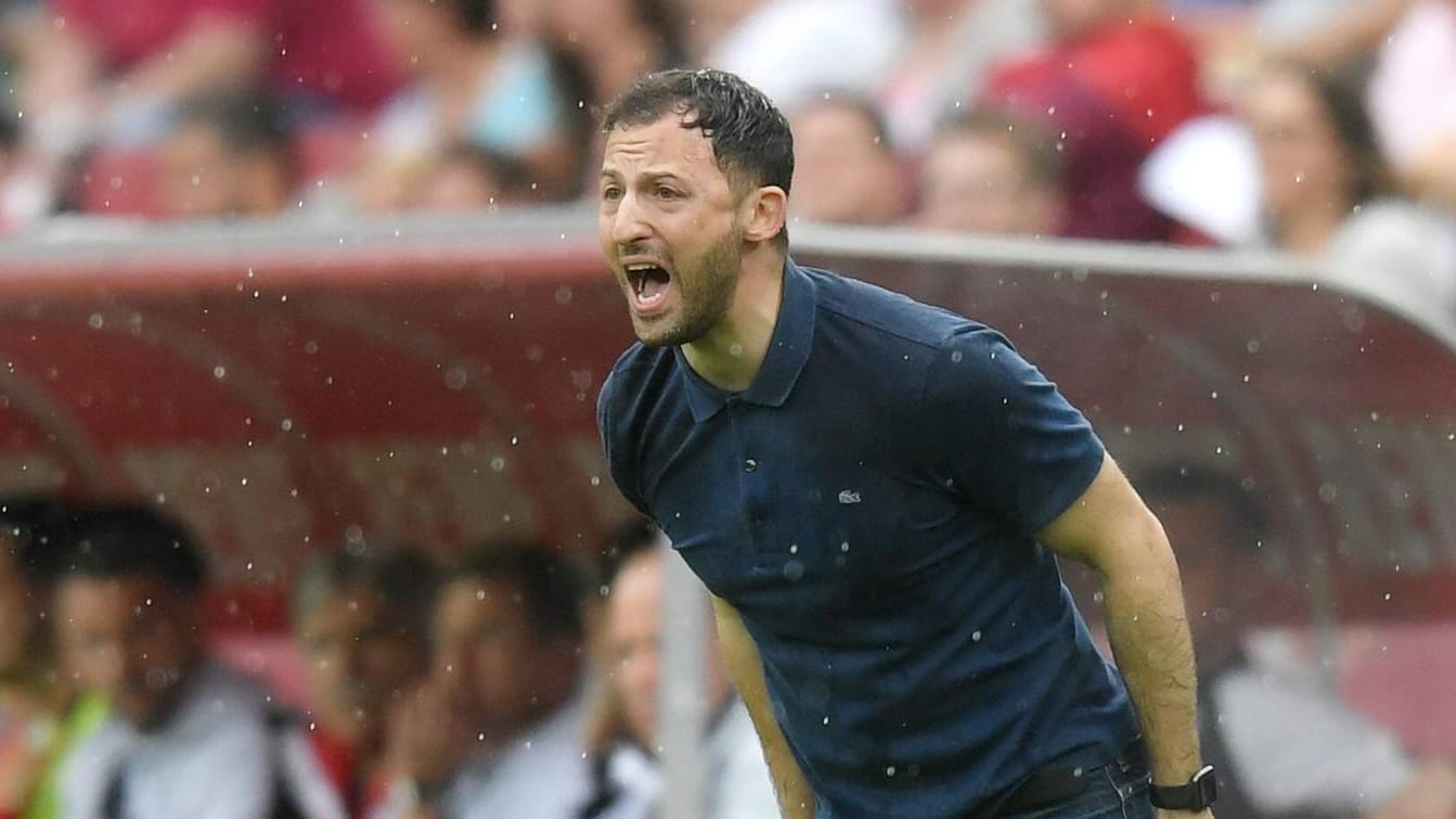 Vulkan an der Seitenlinie: Schalke-Trainer Domenico Tedesco.