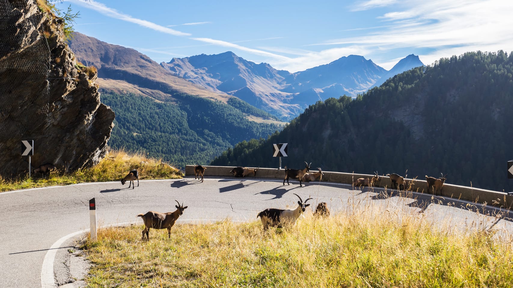 Die Timmelsjoch-Hochalpenstraße: Die Passstraße schlängelt sich auf über 2.600 Höhenmeter hinauf und gilt als das geheime Tor zum Süden.