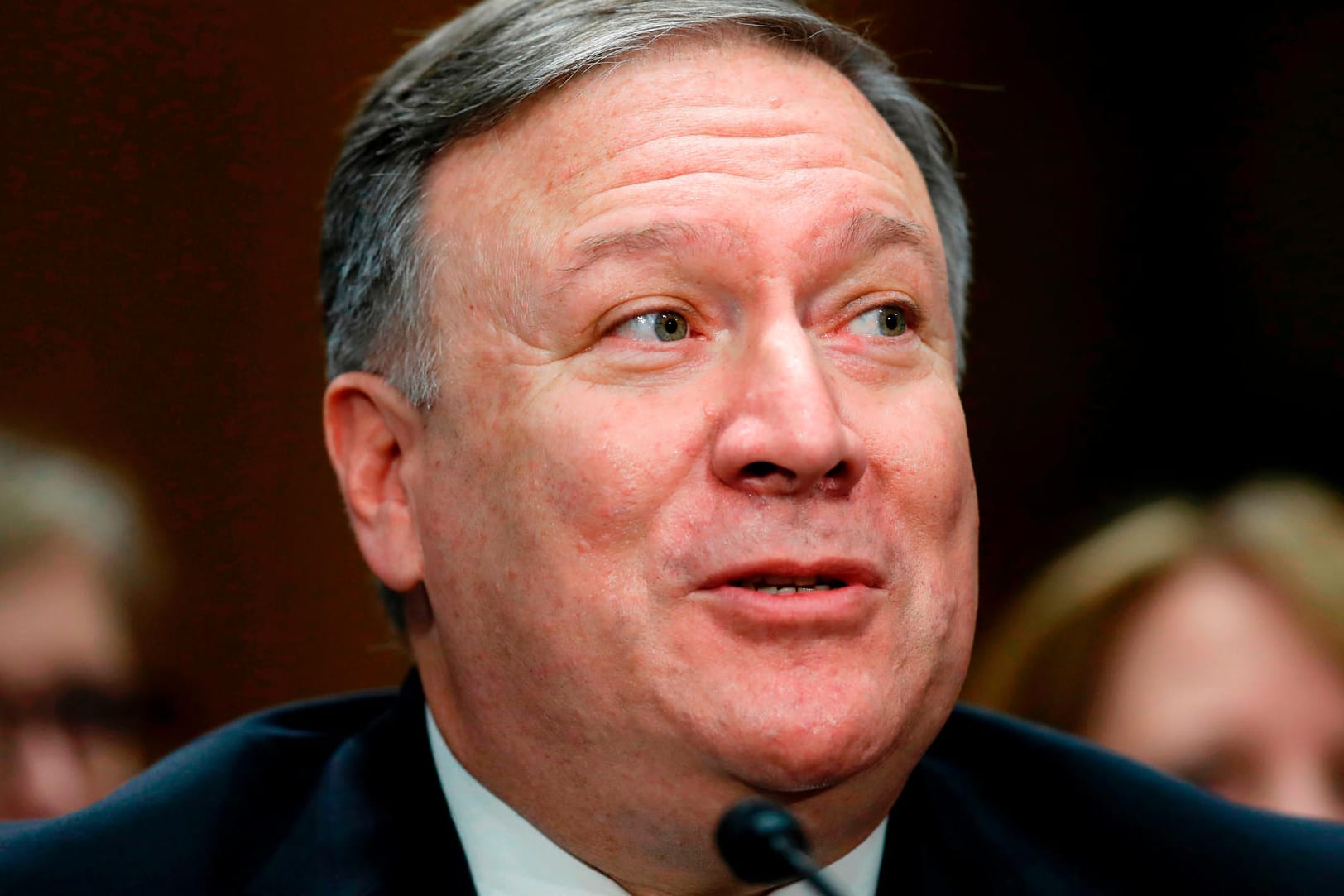 Der designierte Außenminister Mike Pompeo: Senatsausschuss ebnet Weg für Pompeo als künftigen US-Außenminister.
