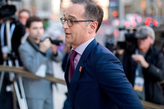 Außenminister Heiko Maas beim G7-Außenministertreffen in Toronto.
