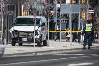 Amokfahrt in Toronto (Kanada): Mit diesem Wagen wurden im April 2018 zehn Menschen getötet.