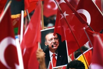 Erdogan-Anhänger.