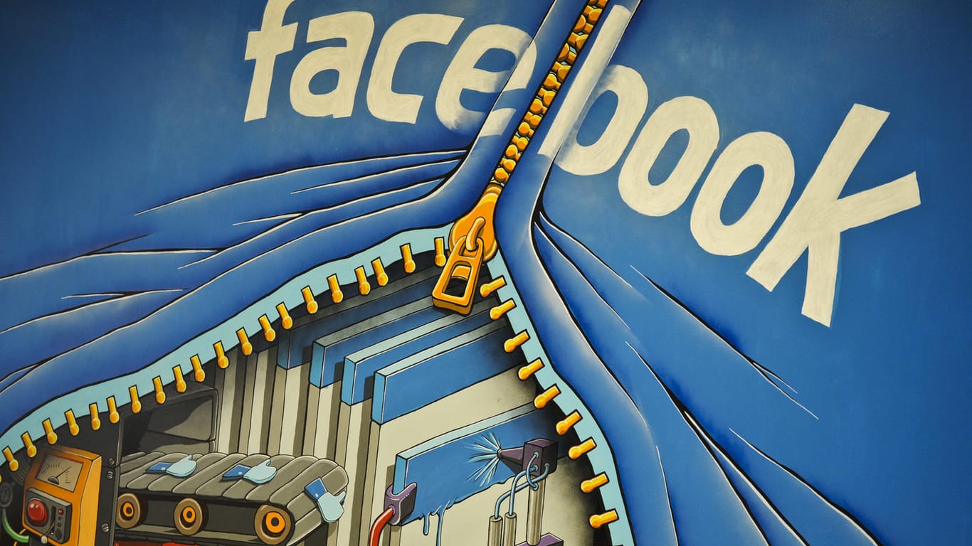 Ein Logo des Sozialen Netzwerks Facebook