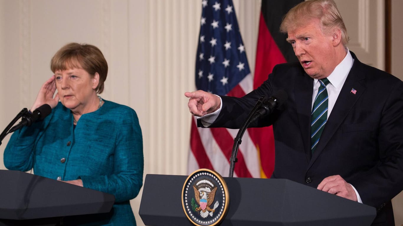 US-Präsident Donald Trump und Kanzlerin Angela Merkel treffen sich in ein paar Tagen.