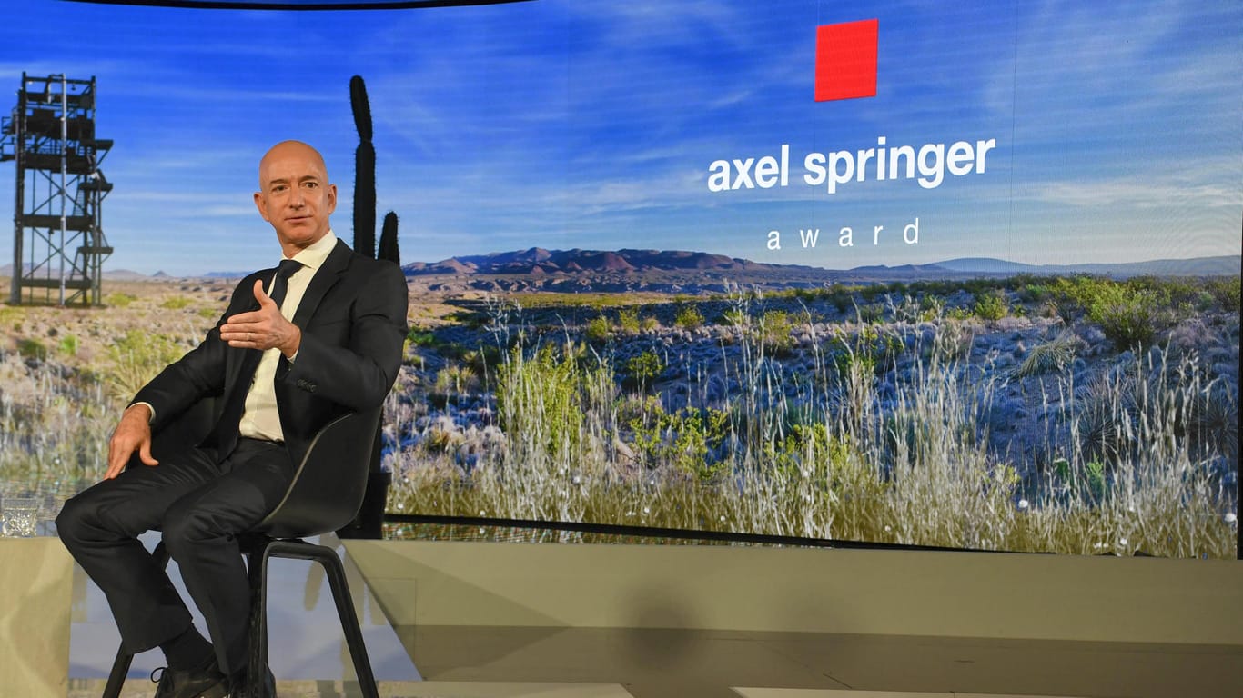 Jeff Bezos beim Axel Springer Award: Der Amazon-Chef liebt Innovation und Digitalisierung.