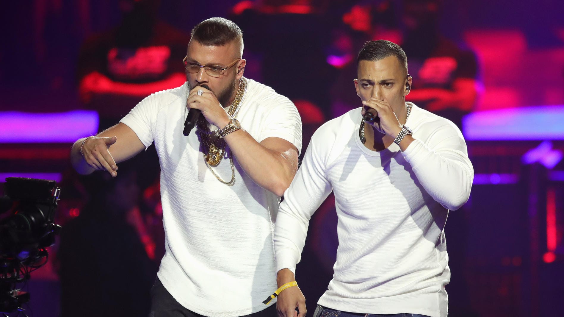 Auslöser des Echo-Skandals: Die Rapper Kollegah und Farid Bang.