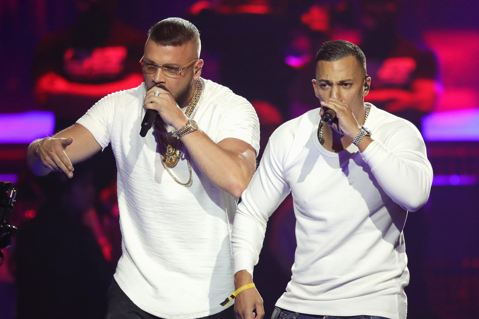 Auslöser des Echo-Skandals: Die Rapper Kollegah und Farid Bang.