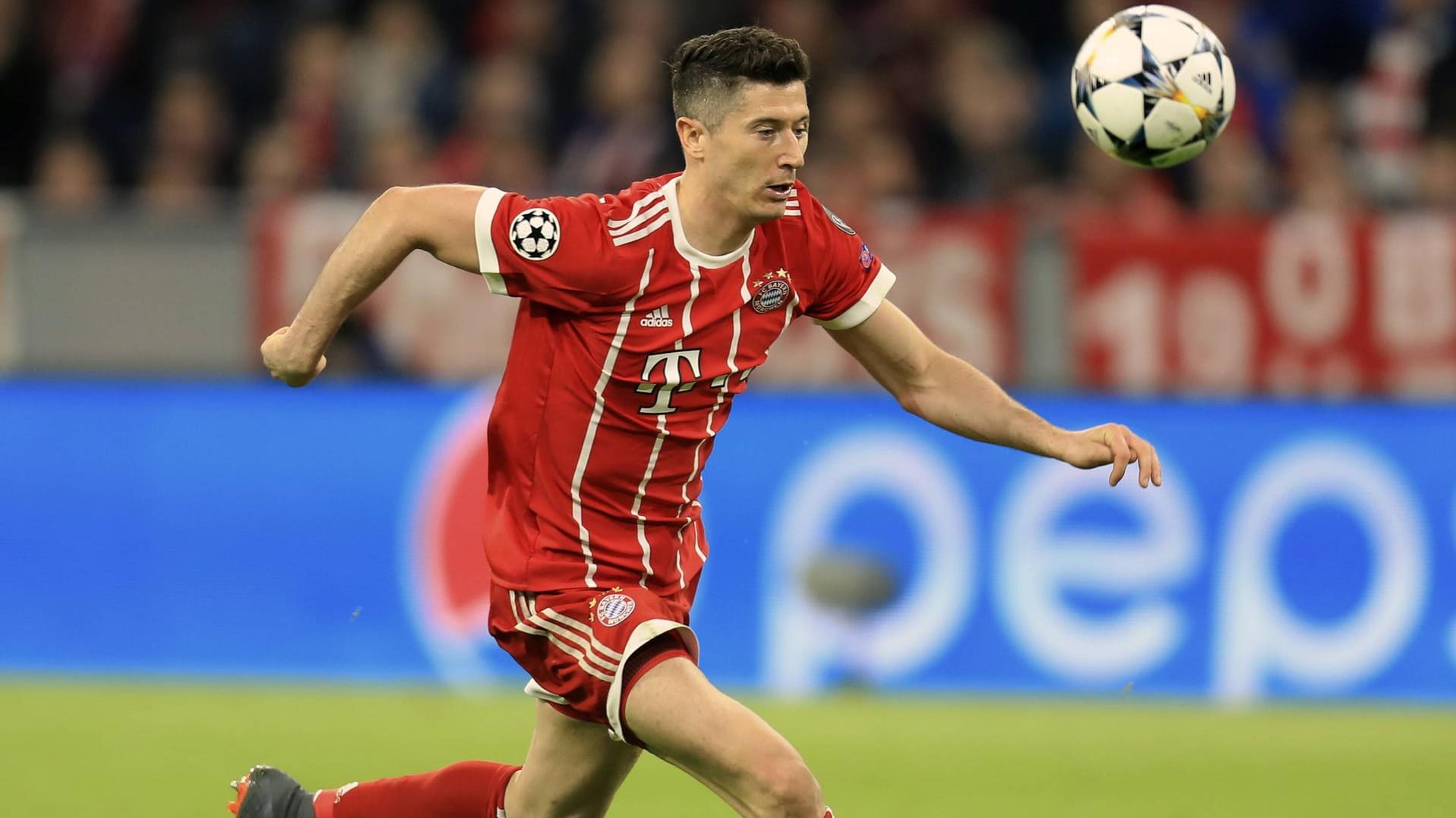 Im Fokus: Bayern-Stürmer Robert Lewandowski.