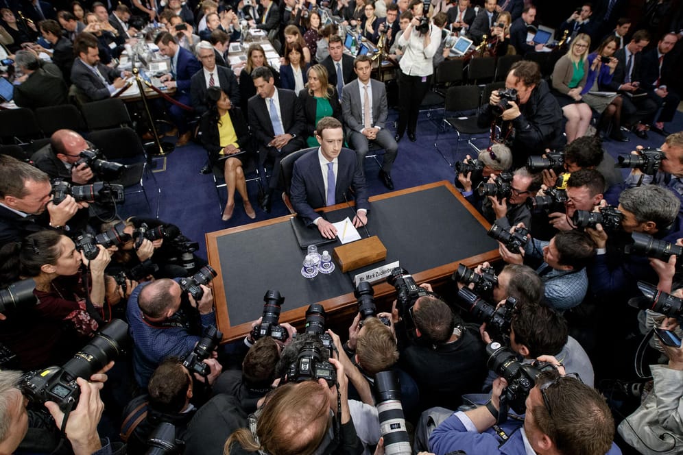 Mark Zuckerberg vor dem US-Kongress