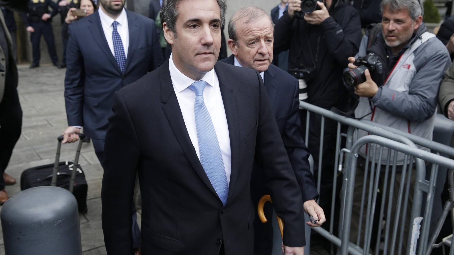 US-Präsident Trumps Anwalt Michael Cohen: Im Fall Stormy Daniels verweigert er die Aussage. US-Präsident Trumps Anwalt Michael Cohen: Im Fall Stormy Daniels verweigert er die Aussage.