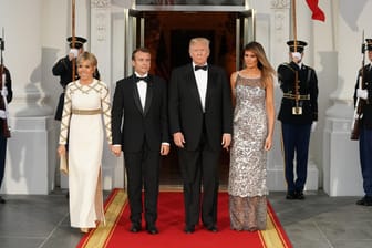 Der französische Präsident zu Besuch in den USA.